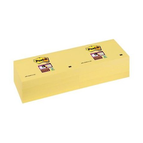 Post-it® Super Sticky Notes Giallo Canary ™ 76x127 mm - 12pz