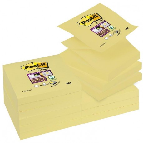 Foglietti Post-it® Z-Notes Giallo Canary™ 76mm x 76mm 12 pz.