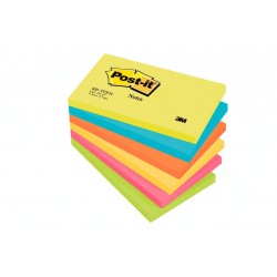 Foglietti Post-it® colori ENERGY - 6 blocchetti 76 x 127 mm