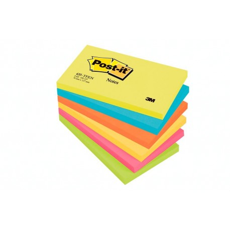 Foglietti Post-it® colori ENERGY - 6 blocchetti 76 x 127 mm