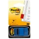 Post-it® Index Medium Blu - dispenser da 50 segnapagina