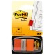 Post-it® Index Medium Arancio - dispenser da 50 segnapagina