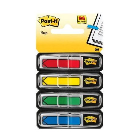 Post-it® Index Freccia - Dispenser 4 colori classici assorti