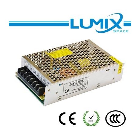 Driver Switching Power Supply Metallico - 150W 12V 12.5A