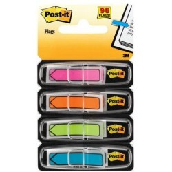 Post-it® Index Freccia - Dispenser 4 colori vivaci assorti