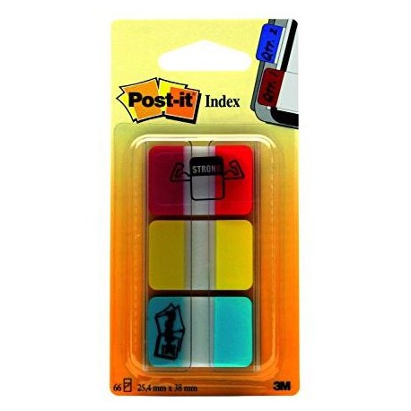 Post-it® Index Strong 686-RYB Box colori classi assortiti