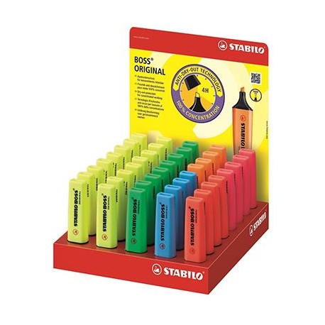 STABILO BOSS Original - Espositore colori assoriti  40pz