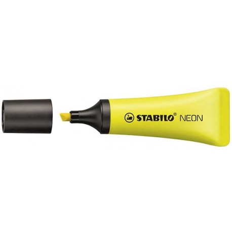 STABILO NEON Evidenziatore GIALLO 10pz