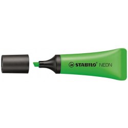 STABILO NEON Evidenziatore VERDE 10pz.