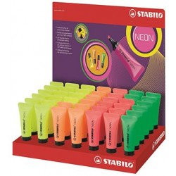 STABILO NEON Espositore colori assortiti 42pz