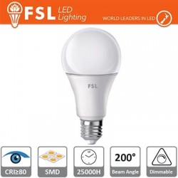 A60 DIM - 10W 4000K 830LM 200º 60x112mm CRI80 E27 25.000H