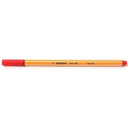 STABILO point 88 - fineliner 0,4 mm ROSSO 10pz