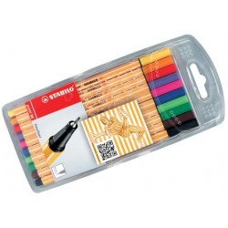 STABILO point 88 - fineliner 0,4 mm ASTUCCIO COLORI ASS 10pz