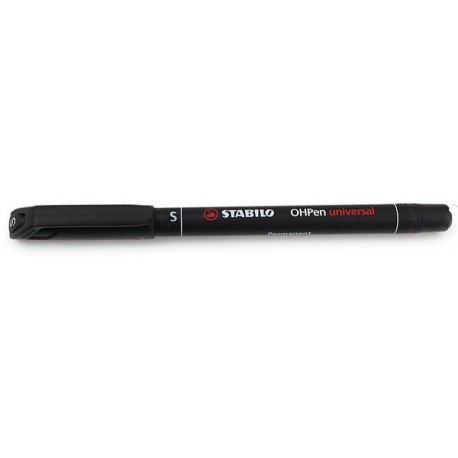 STABILO OHPen universal perma - 0,4mm SUPER FINE NERO 10pz