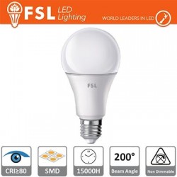 A60 - 12W 3000K 1050LM 200º 60x112mm CRI80 E27