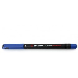 STABILO OHPen universal perma - 0,7mm punta FINE BLU 10pz