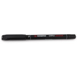 STABILO OHPen universal perma - 0,7mm punta FINE NERO 10pz