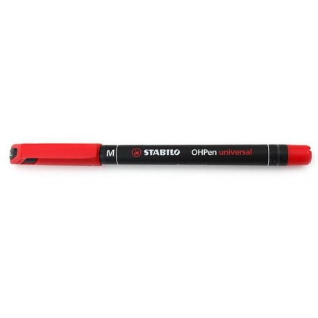 STABILO OHPen universal perma - 1,0mm punta MEDIA ROSSO 10pz