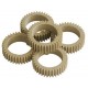 5XUpper Roller Gear 37T Phaser 5500,5550 Lexmark X854,X860