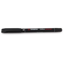 STABILO OHPen universal perma - 1,0mm punta MEDIA NERO 10pz