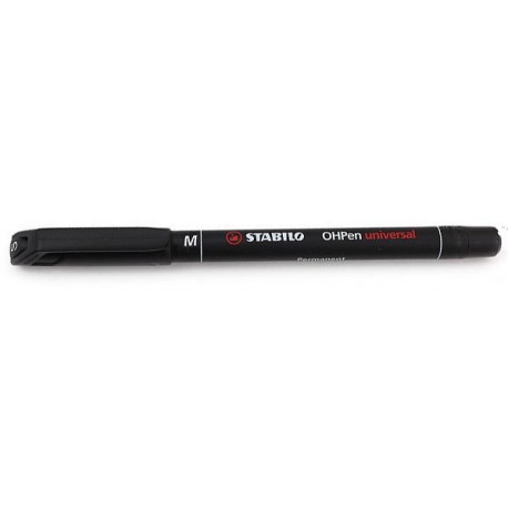 STABILO OHPen universal perma - 1,0mm punta MEDIA NERO 10pz