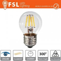 G45 - 4W 2700K 400LM 300º 45x78mm CRI80 E14 15.000H