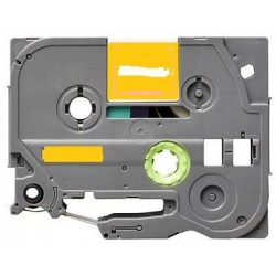 Label color White-Satin Gold 12mmX5m for Brother P-Touch