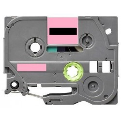 Label color Black-Pastel Pink 12mmX5m for Brother P-Touch