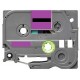 Label color Black-Pastel Purple 12mmX5m for Brother P-Touch
