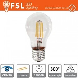A60 DIM- 7W 2700K 800LM 300º 60x102mm CRI80 E27 15.000H