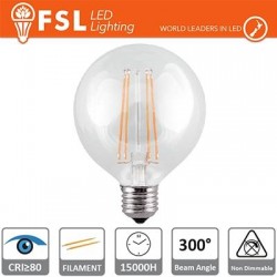 G125 - 6W 2700K 700LM 300º 125x133mm CRI80 E27 15.000H