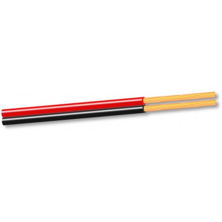 PIATTINA ROSSO-NERA 2x1.5 in Alluminio Bobina 100m