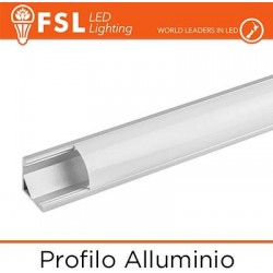 Profilo Alluminio 6063 - Angolare Pieghevole - 2 metri
