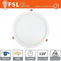 Downlight LED IP20 15W 4000K 1100LM 110° Φ192/Φ180