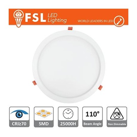 Downlight LED IP20 15W 4000K 1100LM 110° Φ192/Φ180