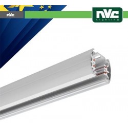 Binario EUROTRACK - Lunghezza 2 Metri / Colore Bianco