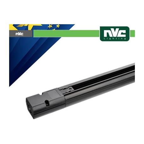 Binario EUROTRACK - Lunghezza 2 Metri / Colore Nero