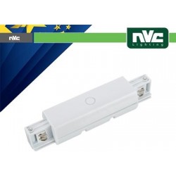 Connettore Forma  I  Binario EUROTRACK - Colore Bianco