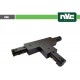 Connettore Forma  T  Binario T3 - Colore Nero
