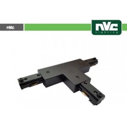 Connettore Forma  T  Binario T3 - Colore Nero